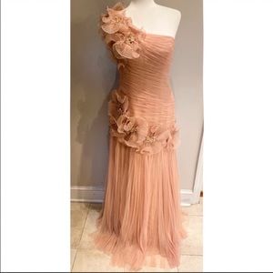 Jovani One Shoulder Tulle Gown
